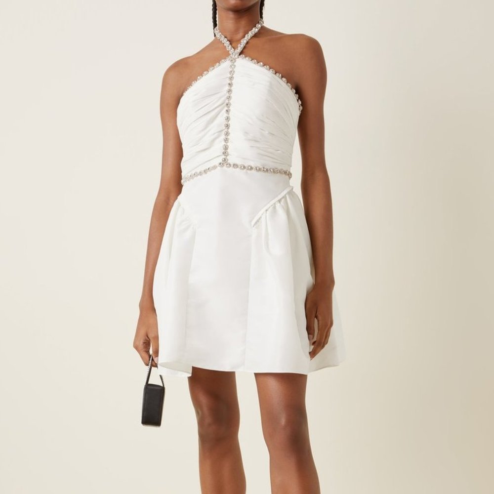 Self Portrait Taffeta Mini Dress
